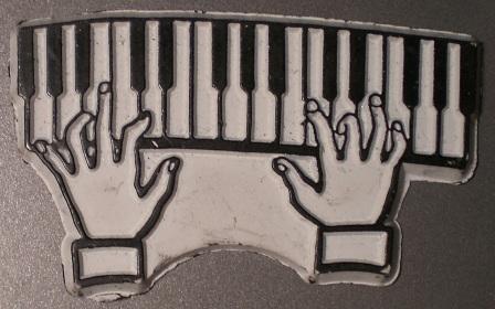 Keyboard Hands Magnet